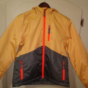 NWT Sequoia High-Performance Jacket Boys 10/12 Insulated Mustard/Marled Gray